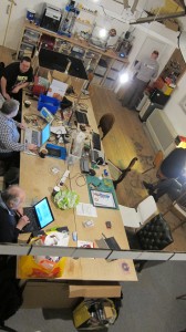 ipswich makerspace members at work and play